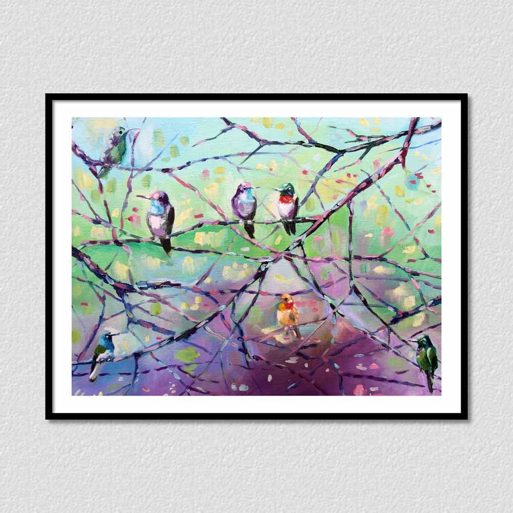 Birds Abstract Artwork